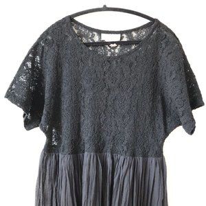 Vintage Linda Lundstrom Black Maxi Dress